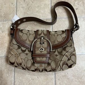 NTW Vintage Coach Signature 10296 Shoulder Bag